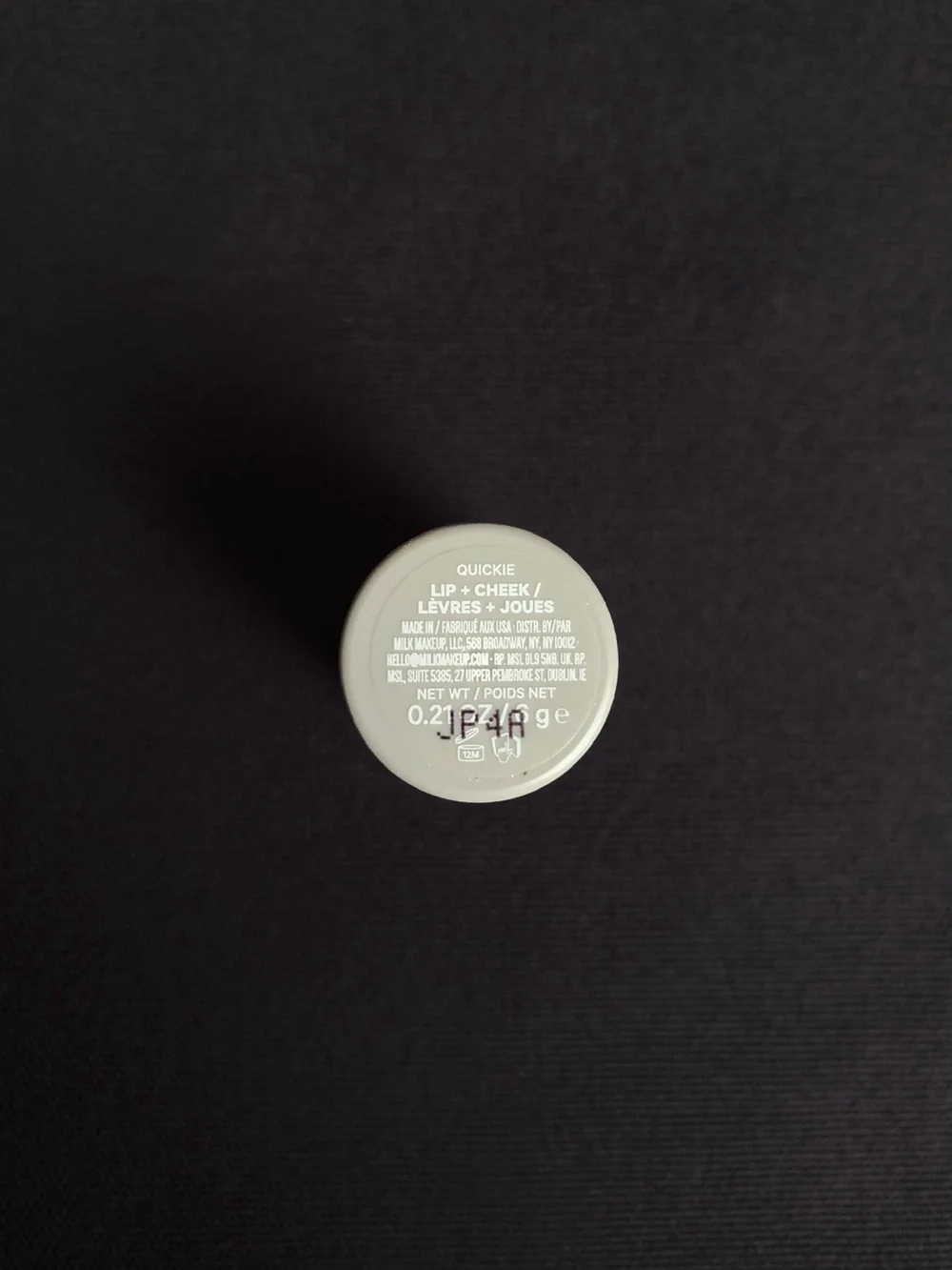 MILK MAKEUP Lip + Cheek Cream Blush Stick – Quickie – Full Size .21 oz
